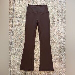 NWOT Brown Lululemon Mini-Flare Yoga Pants